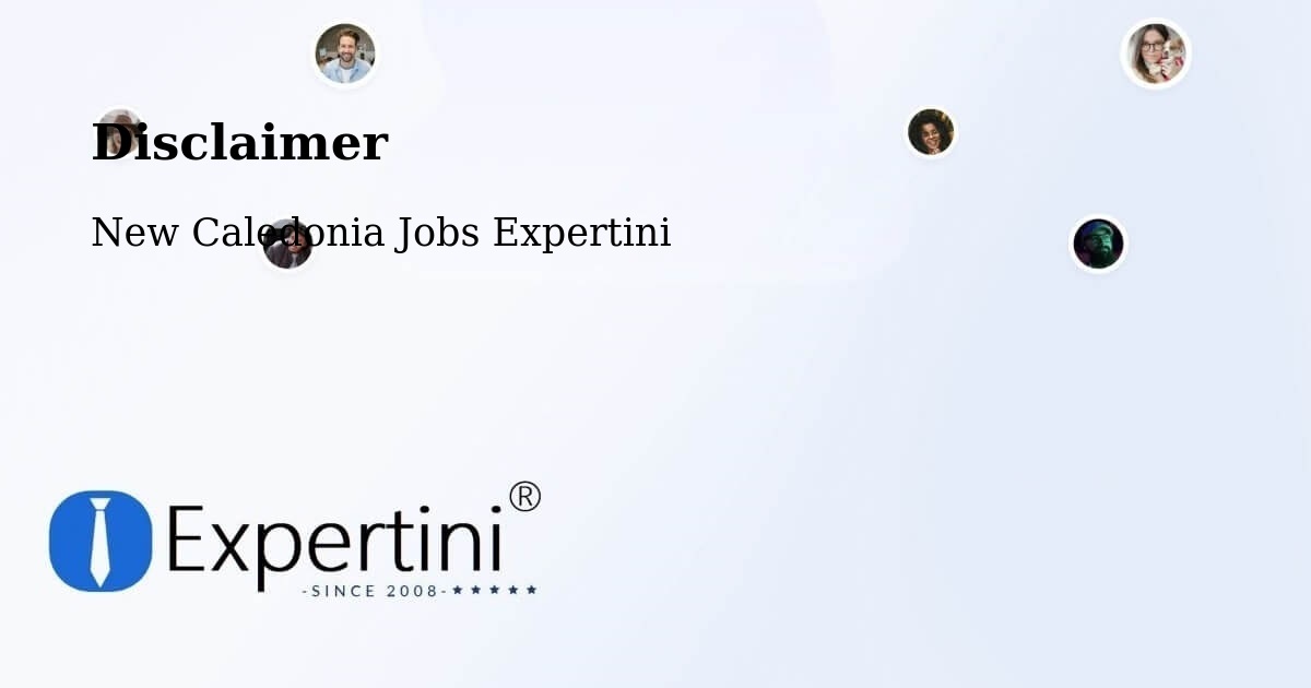 Disclaimer – Paouta - New Caledonia Jobs Expertini